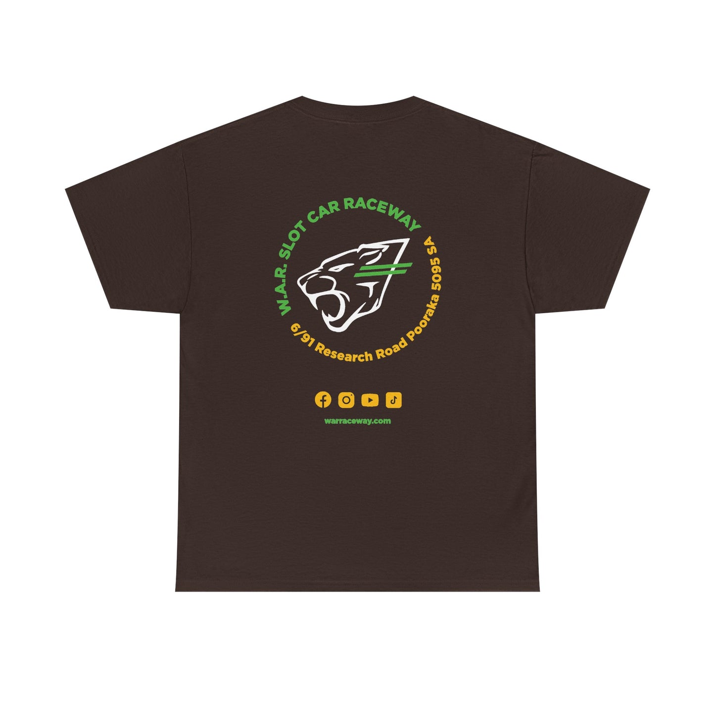 W.A.R. - "Fiat Abarth Racing Team" (F.A.R.T.) Logo - Medium-weight Cotton T‑Shirt