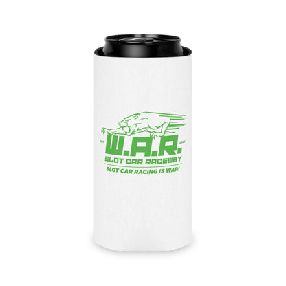 W.A.R. - Can Cooler Stubby Holder - White