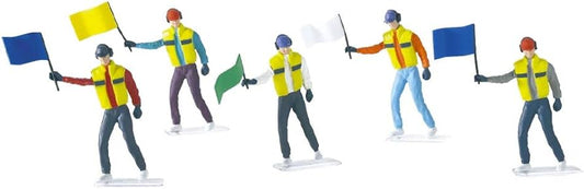 Carrera 21115 - Scenery - set of 5 figures - Flag Marshalls