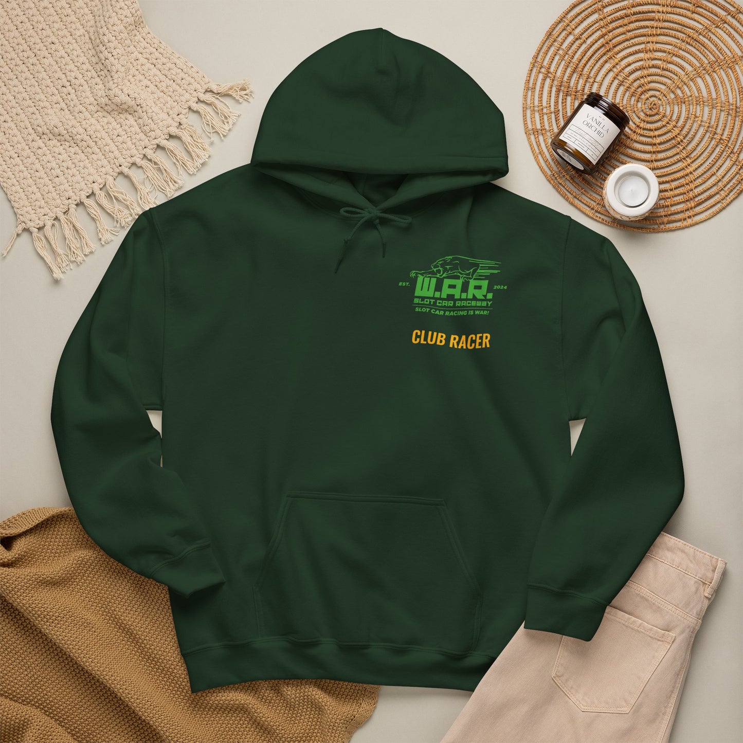 W.A.R. - Midweight Comfy Cotton/Polyester Club Racer Jumper