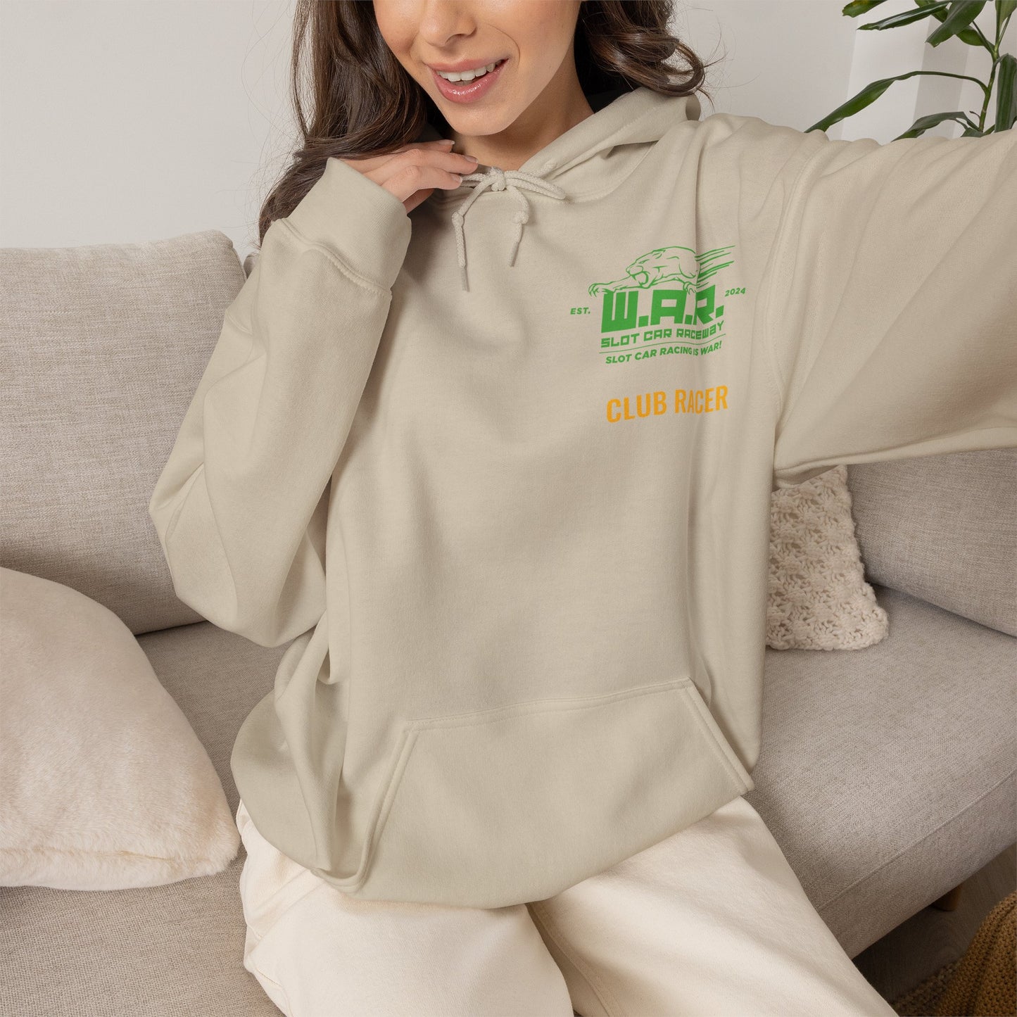 W.A.R. - Midweight Comfy Cotton/Polyester Club Racer Jumper