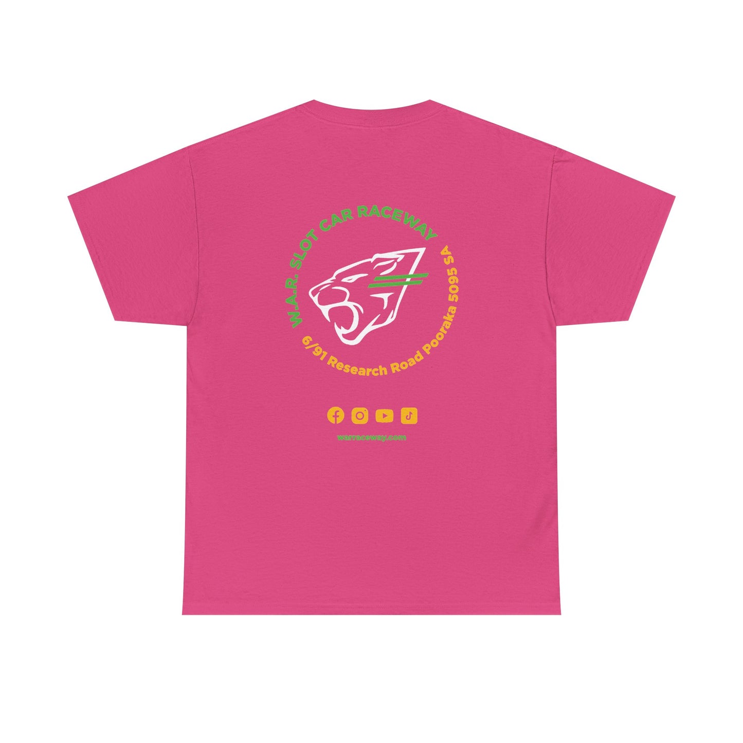 W.A.R. - "Fiat Abarth Racing Team" (F.A.R.T.) Logo - Medium-weight Cotton T‑Shirt