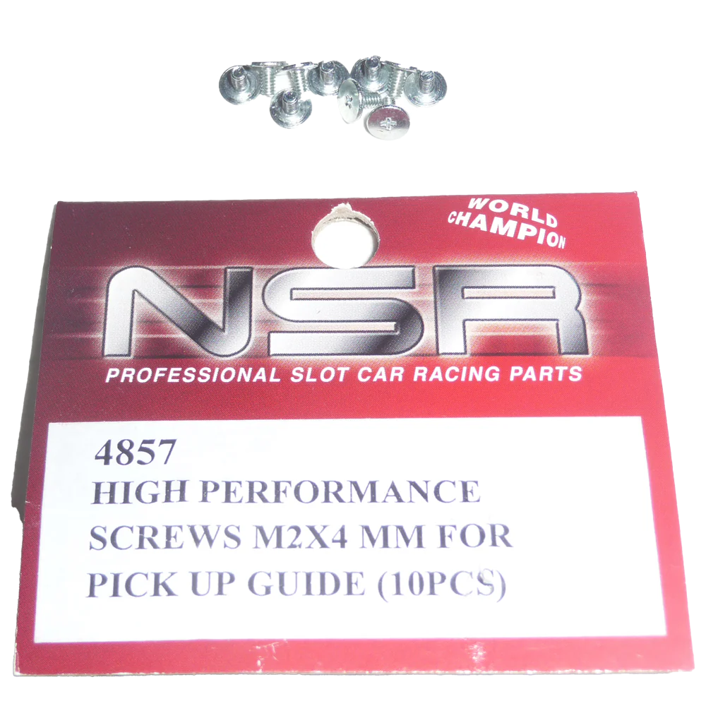 NSR 4857 - High Performance Guide Mounting Screws M2x4mm, x10
