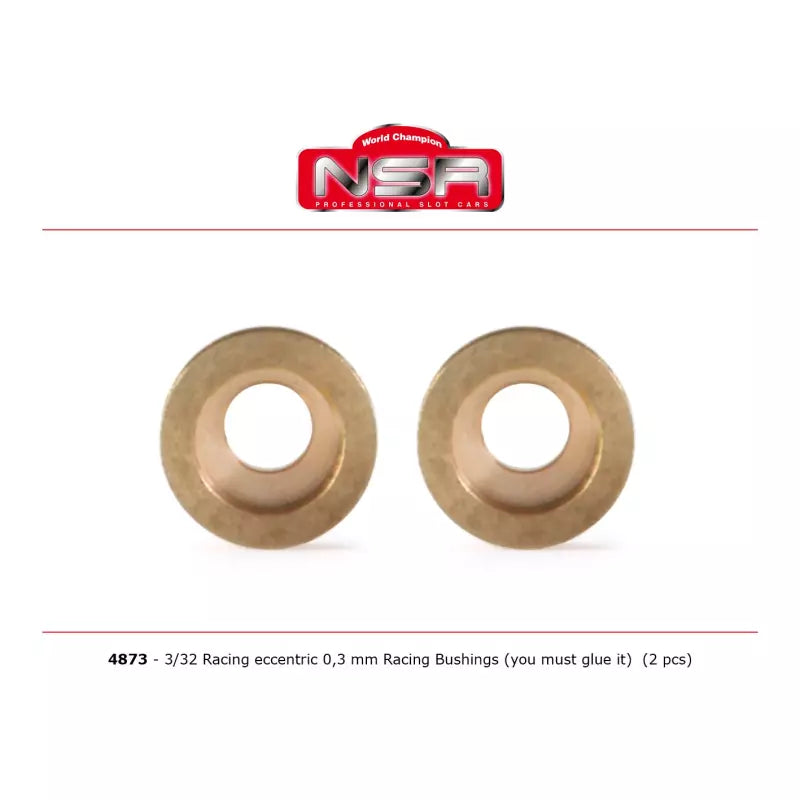 NSR 4873 - Eccentric Brass Bushing – 0.3mm offset