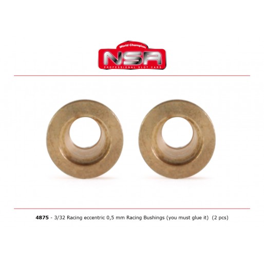 NSR 4875 - Eccentric Brass Bushing – 0.5mm offset