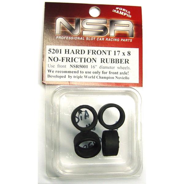 NSR 5201 - Zero Grip Front Slick Tyres 17 x 8mm
