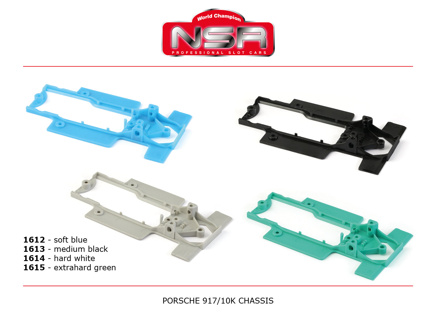 NSR 1615 - Porsche 917K Chassis - extra hard green