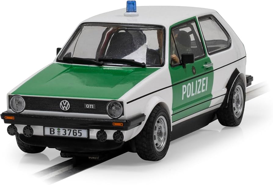 Scalextric C4572 Volkswagen Golf MK1 Polizei Edition 1/32 Slot Car