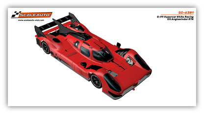 (PRE-ORDER) Scaleauto SC-6381 G-499 Hypercar RT4 Chassis - Racing Kit in White