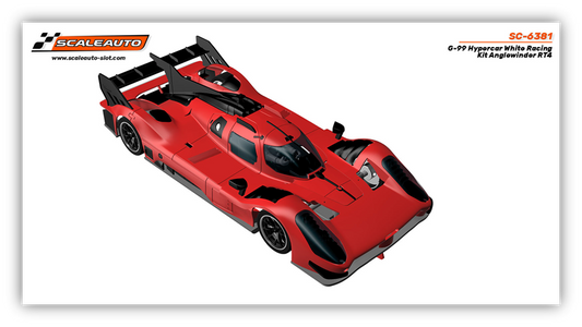 Scaleauto SC-6381 - G-499 Hypercar - Racing Kit in White