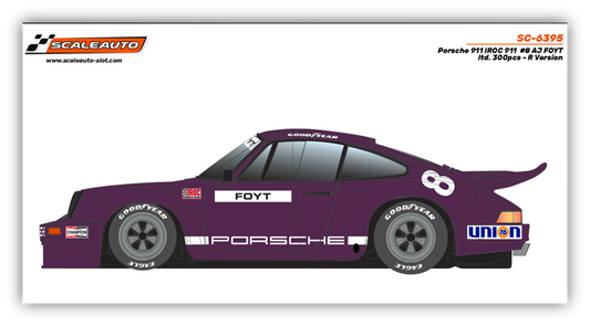 Scaleauto SC-6395R - Porsche 911 RS - Foyt #8 - '73 IROC Riverside