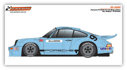Scaleauto SC-6400R Porsche 911 RS #9 Bobby Allison 1973 IROC Riverside Race Version