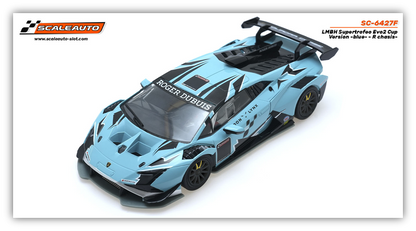 Scaleauto SC-6427F Lamborghini Huracán Supertrofeo EVO2 Cup Version (Blue) R-Chassis