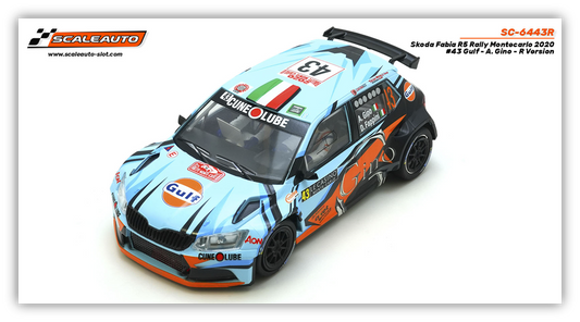 Scaleauto SC-6443R - Skoda Fabia R5 #43 - '20 Rally Monte Carlo