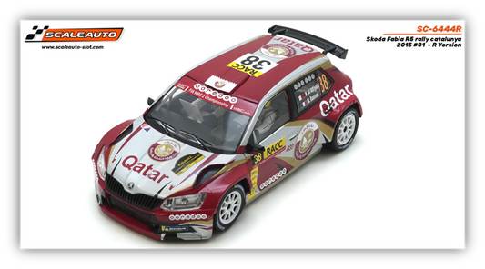 Scaleauto SC-6444R - Skoda Fabia R5 #38 - '15 Rally Catalunya