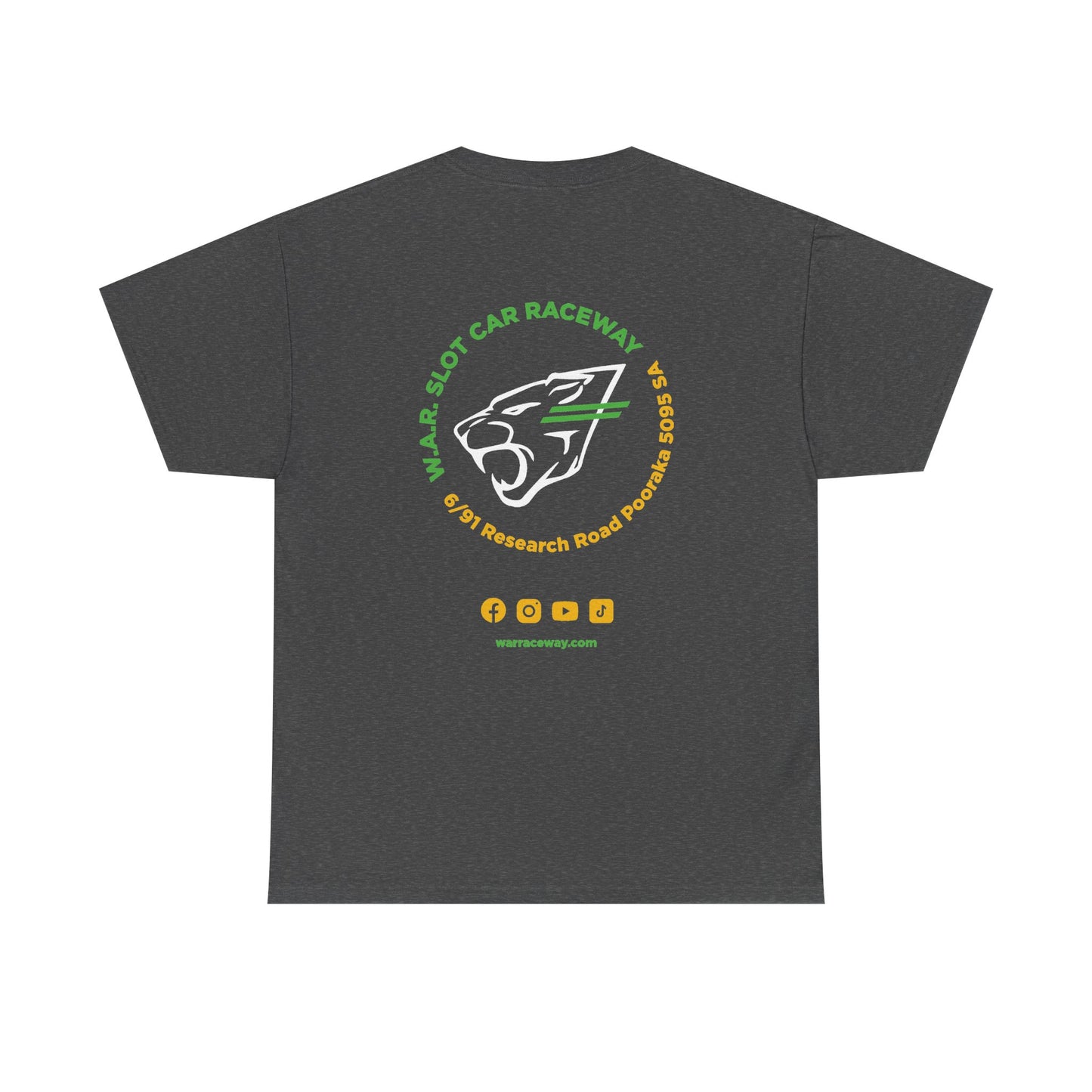 W.A.R. - "Fiat Abarth Racing Team" (F.A.R.T.) Logo - Medium-weight Cotton T‑Shirt