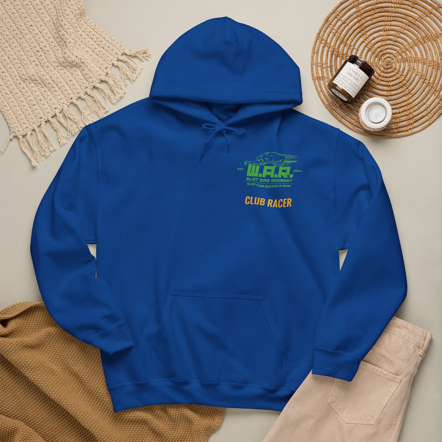 W.A.R. - Midweight Comfy Cotton/Polyester Club Racer Jumper