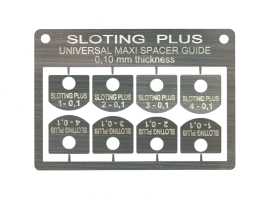 Sloting Plus SP069003 - Universal MAXI spacer 0,10 mm for 1/32 guide