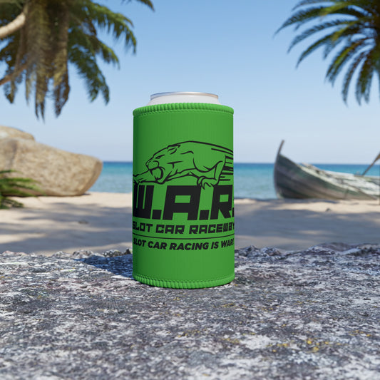 W.A.R. -  "Slot Car Racing is WAR!" Logo Stubby Cooler