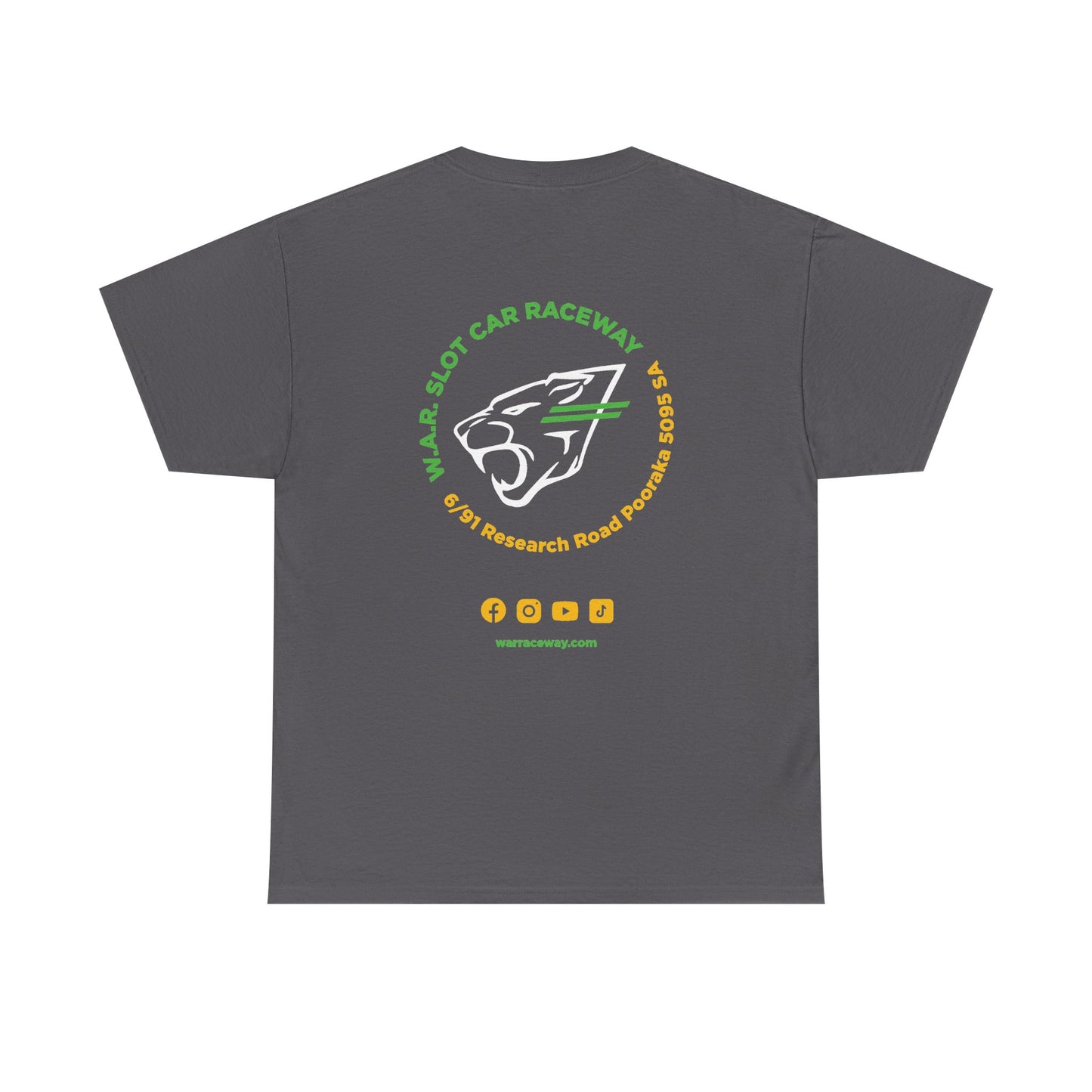W.A.R. - "Fiat Abarth Racing Team" (F.A.R.T.) Logo - Medium-weight Cotton T‑Shirt
