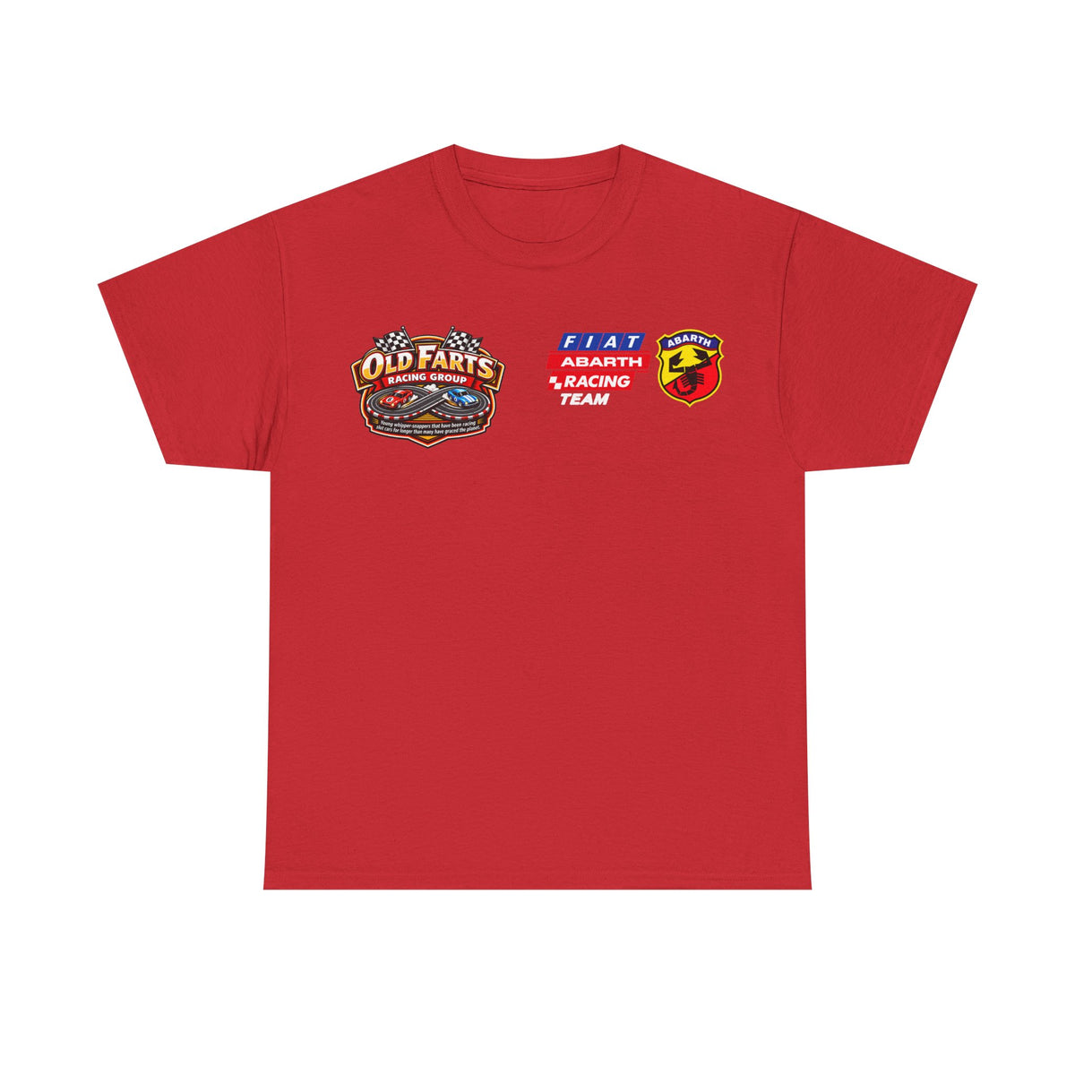W.A.R. - "Fiat Abarth Racing Team" (F.A.R.T.) Logo - Medium-weight Cotton T‑Shirt