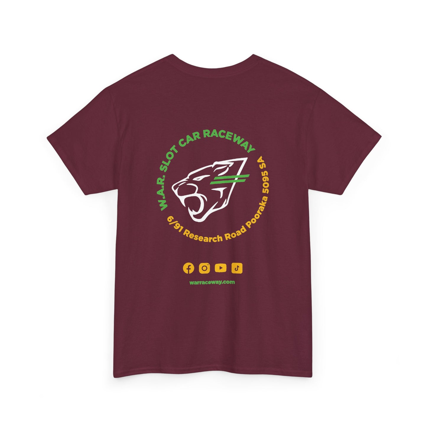 W.A.R. - "Fiat Abarth Racing Team" (F.A.R.T.) Logo - Medium-weight Cotton T‑Shirt