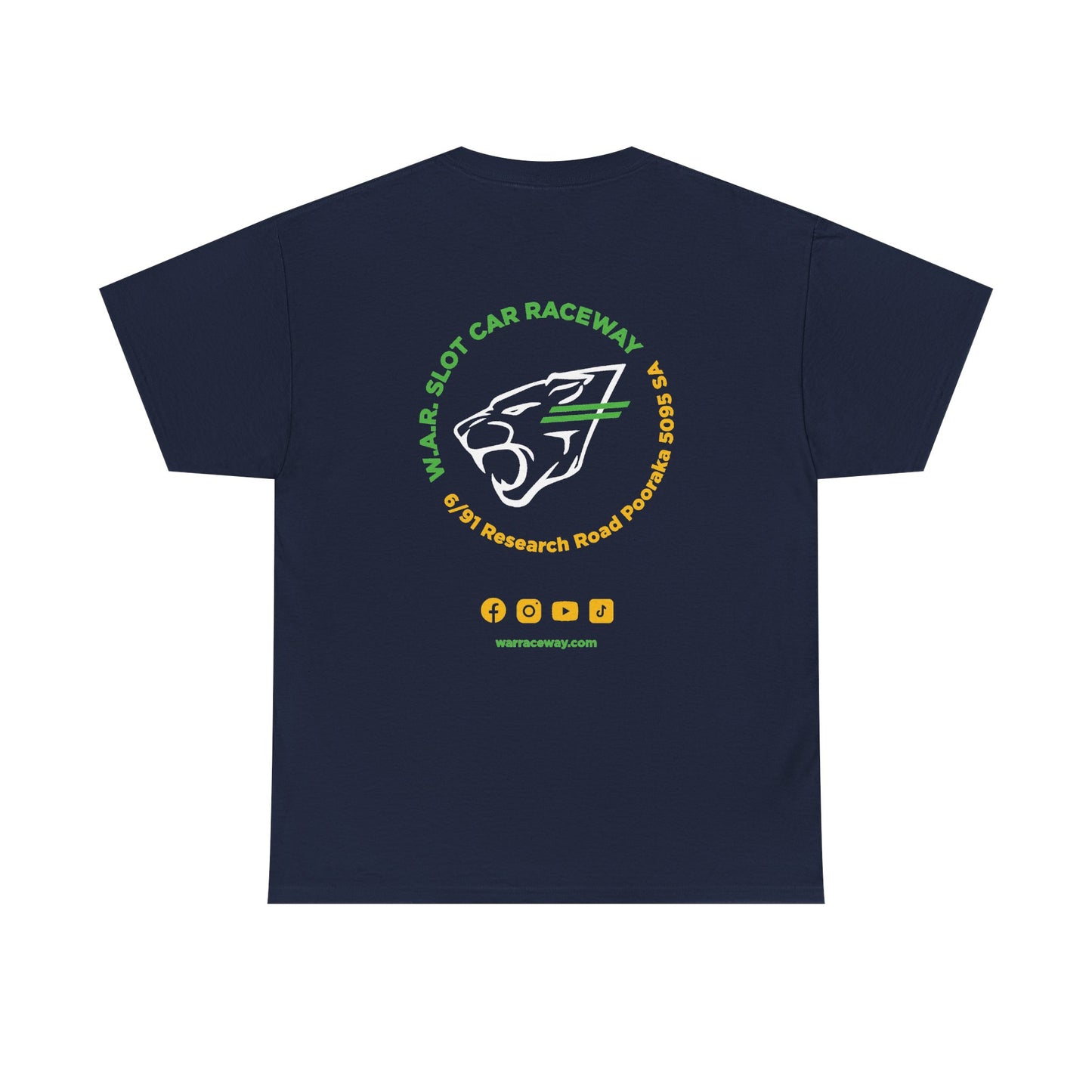 W.A.R. - "Fiat Abarth Racing Team" (F.A.R.T.) Logo - Medium-weight Cotton T‑Shirt