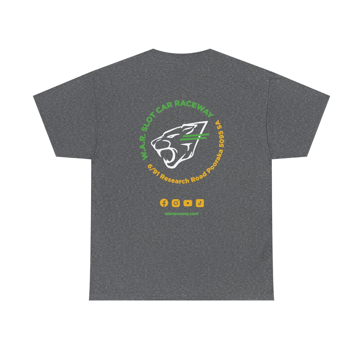 W.A.R. - "Fiat Abarth Racing Team" (F.A.R.T.) Logo - Medium-weight Cotton T‑Shirt