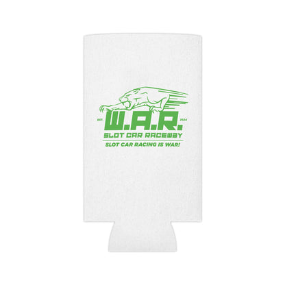 W.A.R. - Can Cooler Stubby Holder - White