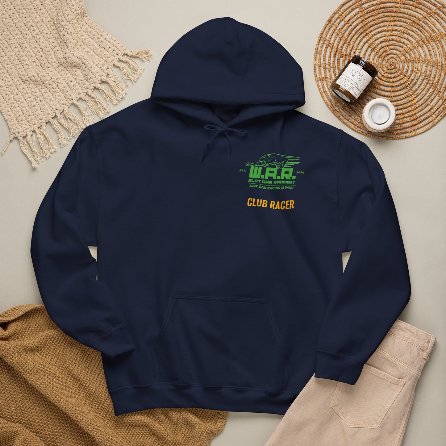 W.A.R. - Midweight Comfy Cotton/Polyester Club Racer Jumper