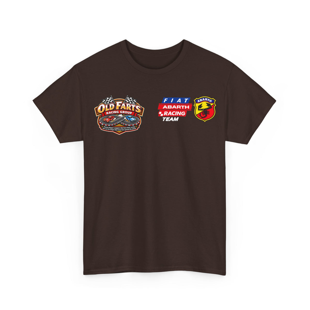 W.A.R. - "Fiat Abarth Racing Team" (F.A.R.T.) Logo - Medium-weight Cotton T‑Shirt