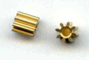 Plafit 8511A - Brass Pinion Gear (2/bag) 8T 50 pitch