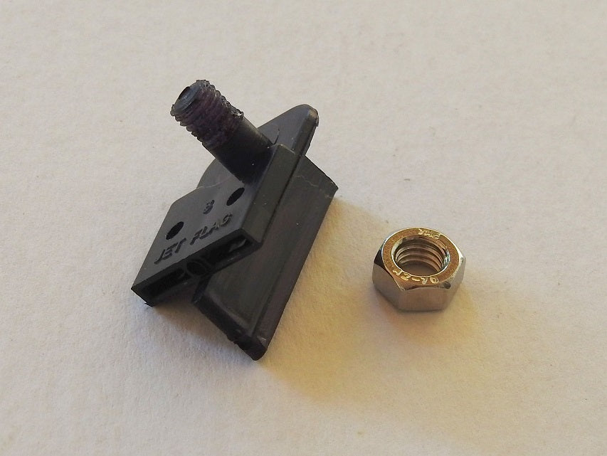 Plafit 8611 Jet Guide, threaded, standard with M5 Lock Nut