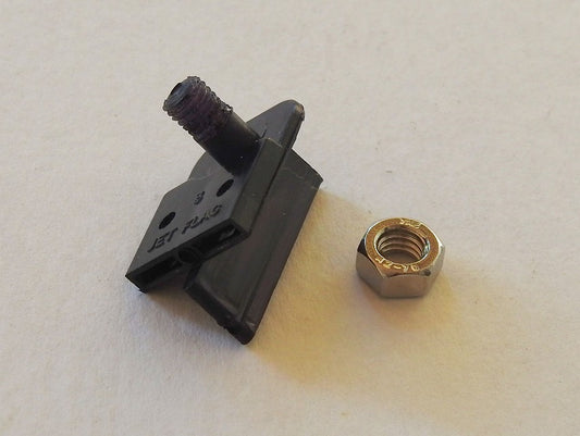 Plafit 8611 Jet Guide, threaded, standard with M5 Lock Nut