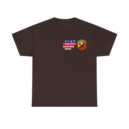 W.A.R. - "Fiat Abarth Racing Team" (F.A.R.T.) Logo - Medium-weight Cotton T‑Shirt