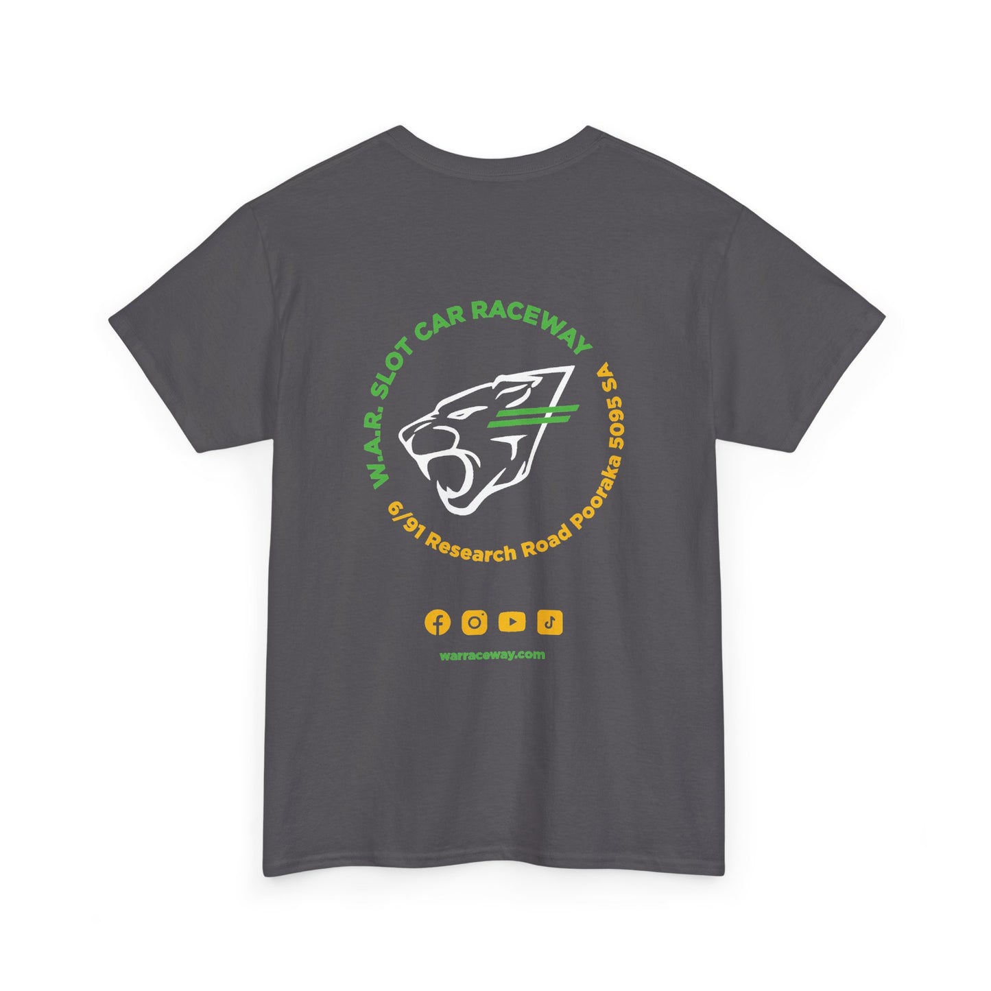 W.A.R. - "Fiat Abarth Racing Team" (F.A.R.T.) Logo - Medium-weight Cotton T‑Shirt