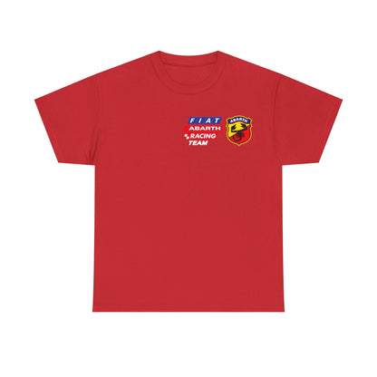 W.A.R. - "Fiat Abarth Racing Team" (F.A.R.T.) Logo - Medium-weight Cotton T‑Shirt