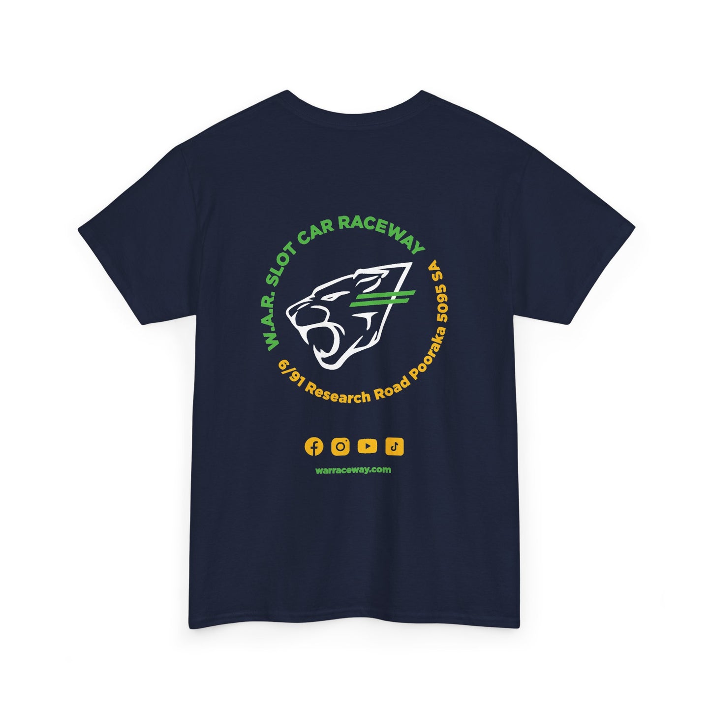 W.A.R. - "Fiat Abarth Racing Team" (F.A.R.T.) Logo - Medium-weight Cotton T‑Shirt