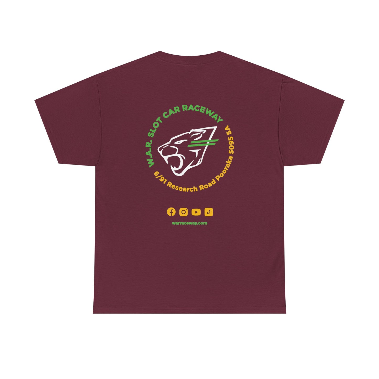 W.A.R. - "Fiat Abarth Racing Team" (F.A.R.T.) Logo - Medium-weight Cotton T‑Shirt