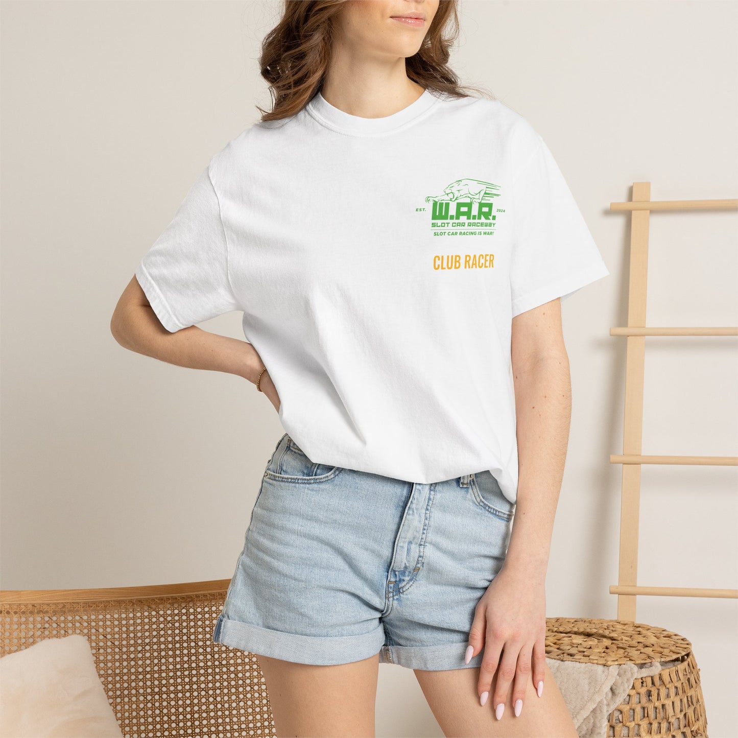 W.A.R. - Club Racer Heavyweight Cotton T-Shirt