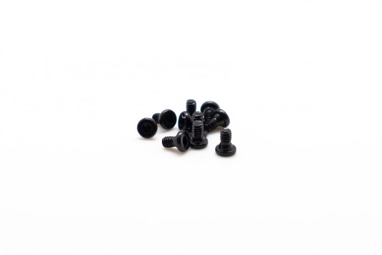BRM S-421C - Body Screws for Minicars M2x4 sink head 1.3mm A.K.