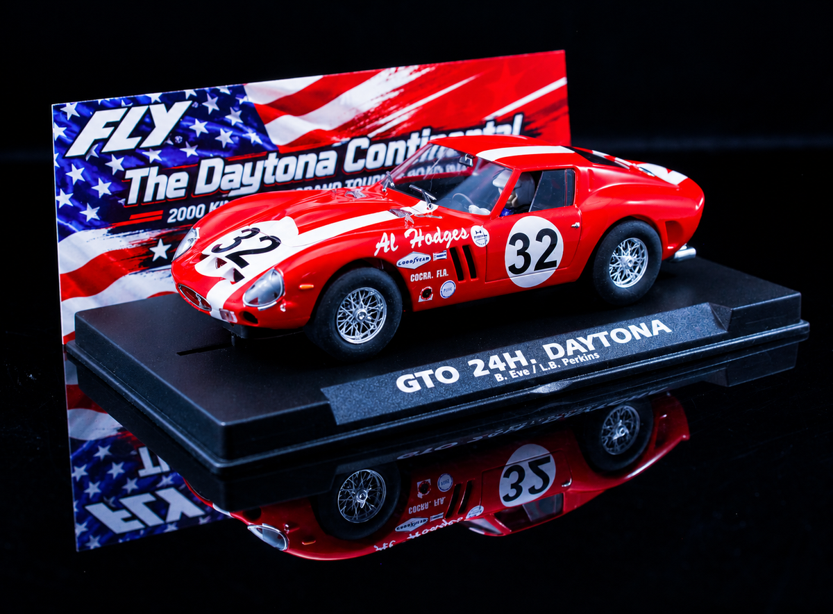 (PRE-ORDER) FlySlot A2078 Ferrari 250 GTO #35 – Daytona Continental 1964 1/32 Slot Car