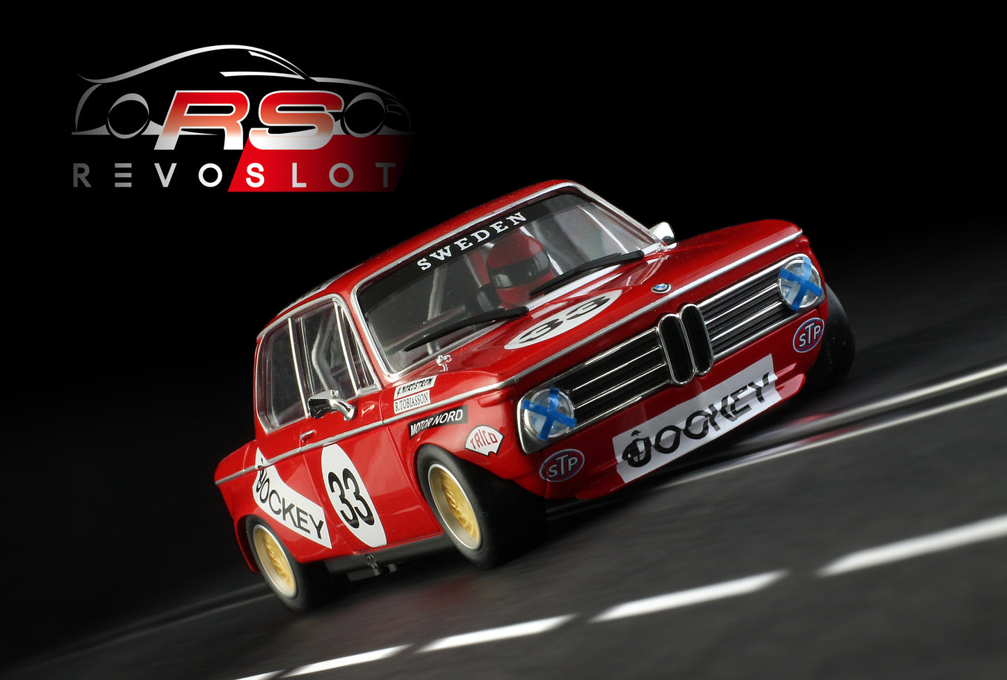 RevoSlot RS0296 - BMW 2002 Jockey No.33