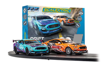 Scalextric C1421S Drift 360 Race Set – Extreme vs Maxxis Ford Mustang GT4 (1/32)