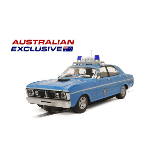Scalextric C4532F Ford XY Falcon 1971 Police Car New South Wales 1/32 Slot Car