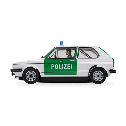 Scalextric C4572 Volkswagen Golf MK1 Polizei Edition 1/32 Slot Car