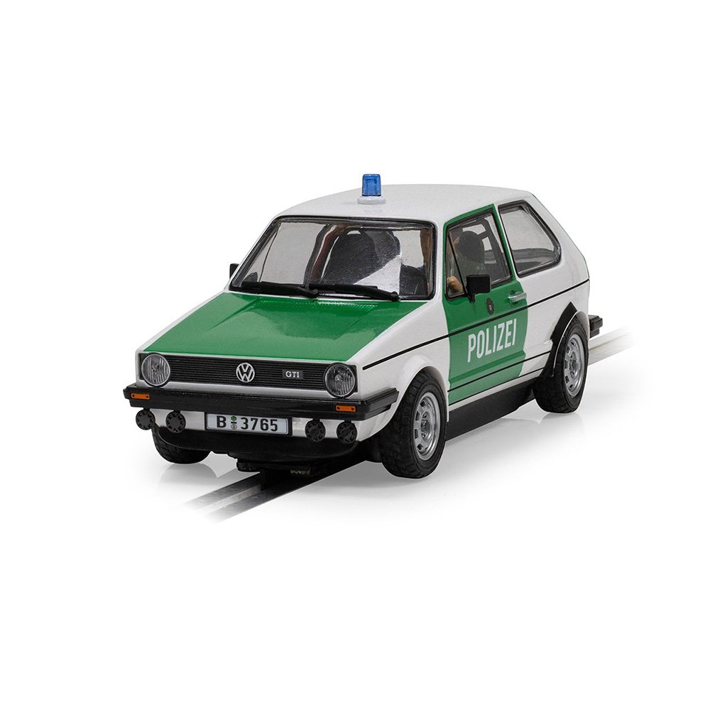Scalextric C4572 Volkswagen Golf MK1 Polizei Edition 1/32 Slot Car