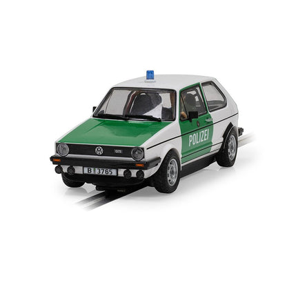 Scalextric C4572 Volkswagen Golf MK1 Polizei Edition 1/32 Slot Car