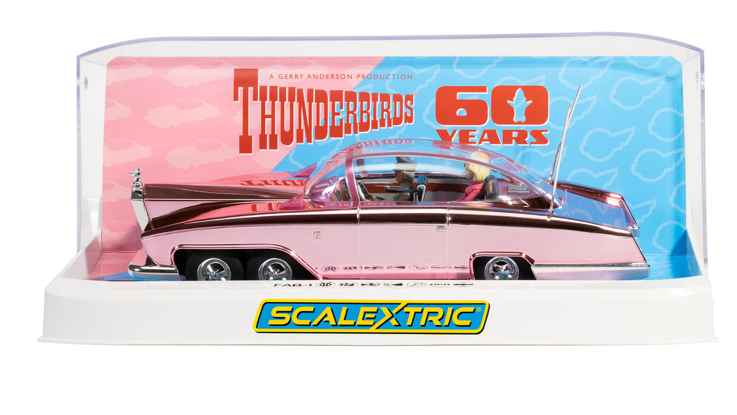 Scalextric C4579A - FAB 1 – THUNDERBIRDS – CHROME EDITION