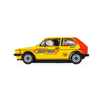 Scalextric C4625 Volkswagen Golf MKI #16 Malcolm Jeffs Racing 1/32 Slot Car